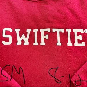 Taylor Swift “Swiftie” sweatshirt size XL. No stains